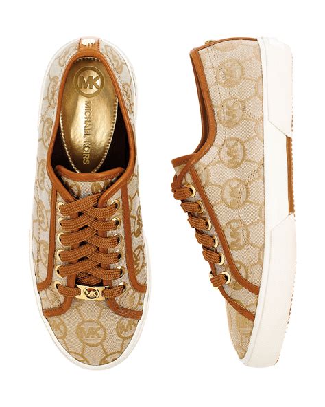 michael kors canvas sneakers.